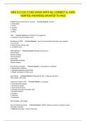 NIFE II C1101 C1102 EXAM WITH ALL CORRECT & 100&percnt; VERIFIED ANSWERS&vert;UPDATED TO PASS