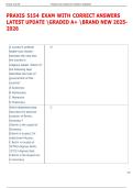 PRAXIS 5154 EXAM WITH CORRECT ANSWERS  LATEST UPDATE GRADED A&plus; BRAND NEW 2025 2026