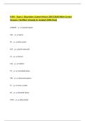 N191 - Exam 1 &vert;Questions &lpar;Latest Version 2025&vert;2026&rpar; With Correct Answers &vert;Verified &vert;Already A&plus; Graded &lpar;100&percnt; Pass&rpar;