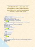 Fire State Test Study Guide Q-Bank &vert; Complete Review &lpar;Latest 2026&sol;2027 Update&rpar; 320 Comprehensive Questions with Complete Solution &vert; A Grade &vert; 100&percnt; Correct    