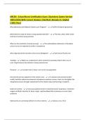 NBCSN - School Nurse Certification Exam &vert;Questions &lpar;Latest Version 2025&vert;2026&rpar; With Correct Answers &vert;Verified &vert;Already A&plus; Graded &lpar;100&percnt; Pass&rpar;