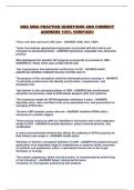 NSG 6006 PRACTICE QUESTIONS AND CORRECT ANSWERS 100&percnt; VERIFIED&excl;&excl;