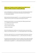 NR442 exam 2&vert;Questions &lpar;Latest Updated Version&rpar; With Correct Answers &vert;Verified &vert;Already A&plus; Graded &lpar;100&percnt; Pass&rpar;
