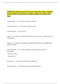 NUR2392 Multidimensional Care II Exam 2&vert;Questions &lpar;Latest Updated Version&rpar; With Correct Answers &vert;Verified &vert;Already A&plus; Graded &lpar;100&percnt; Pass&rpar;