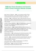 D402 Key Terms Questions and Answers  &lpar;100&percnt; Correct Answers&rpar; Already Graded  A&plus;