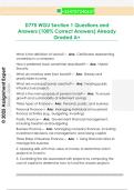 D775 WGU Section 1 Questions and  Answers &lpar;100&percnt; Correct Answers&rpar; Already  Graded A&plus; 