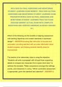 WGU D659 OA FINAL ASSESSING AND MONITORING  STUDENT LEARNING EXAM NEWEST &sol; WGU D659 OA FINAL  ASSESSING AND MONITORING STUDENT LEARNING EXAM  PREPARATION&sol;WGU D659 OA FINAL ASSESSING AND MONITORING STUDENT LEARNING PRACTICE EXAM 2025&sol;2026 NEWEST ACTUAL EXA