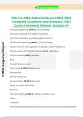 DMI Pro AMA Material Newest 2025&sol;2026  Complete Questions and Answers &lpar;100&percnt;  Correct Answers&rpar; Already Graded A&plus;