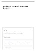 FCS EXAM 3 QUESTIONS & ANSWERS 2025&sol;26