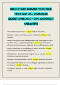 IBEC STATE BOARD PRACTICE TEST ACTUAL 2025&sol;2026 QUESTIONS AND 100&percnt; CORRECT ANSWERS