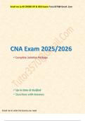 CNA Exam 2025 TestBank