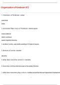 Organization of forebrain 9&sol;2  QUESTIONS AND CORRECT DETAILED  ANSWERS WITH COMPLETE SOLUTIONS  &vert; GRADED A&plus;