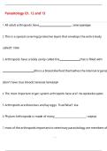 Parasitology Ch&period; 12 and 13 QUESTIONS AND CORRECT DETAILED  ANSWERS WITH COMPLETE SOLUTIONS  &vert; GRADED A&plus;