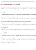 PATH 370 WEEK 2 QUIZ STUDY GUIDE QUESTIONS AND CORRECT DETAILED  ANSWERS WITH COMPLETE SOLUTIONS  &vert; GRADED A&plus;