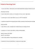 BUNDLE FOR  Neurology Exams Q&A with Verified Solutions 2025&sol;2026 