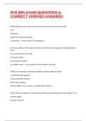 RTE 88&percnt; EXAM QUESTIONS & CORRECT VERIFIED ANSWERS