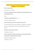 QMB 3250 EXAM QUESTIONS WITH 100&percnt; CORRECT SOLUTIONS&excl;
