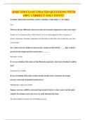QMB 3250 EXAM UPDATED QUESTIONS WITH 100&percnt; CORRECT SOLUTIONS