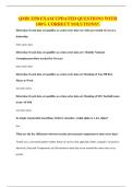 QMB 3250 EXAM UPDATED QUESTIONS WITH 100&percnt; CORRECT SOLUTIONS