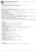 CAP Mitchell Leadership Terms Exam Questions and Answers 100&percnt; Pass &vert;Verified & Updated&vert;ACTUAL 2025&sol;2026 Cheat Sheet