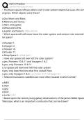 UCA-5 Practice Exam Questions and Answers 100&percnt; Pass &vert;Verified & Updated&vert;ACTUAL 2025&sol;2026 Cheat Sheet