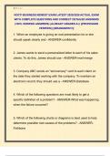 NOCTI BUSINESS NEWEST EXAM LATEST 2025&sol;2026 ACTUAL EXAM  WITH COMPLETE QUESTIONS AND CORRECT DETAILED ANSWERS  &lpar;100&percnt; VERIFIED ANSWERS&rpar; &vert;ALREADY GRADED A&plus;&vert; &vert;&vert;PROFESSOR  VERIFIED&vert;&vert; &vert;&vert;BRANDNEW&excl;&excl;&excl;&vert;&vert;