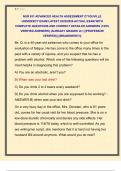NUR 631 ADVANCED HEALTH ASSESSMENT D’YOUVILLE  UNIVERSITY EXAM LATEST 2025/2026 ACTUAL EXAM WITH  COMPLETE QUESTIONS AND CORRECT DETAILED ANSWERS (100%  VERIFIED ANSWERS) |ALREADY GRADED A+| ||PROFESSOR  VERIFIED|| ||BRANDNEW!!!|| 