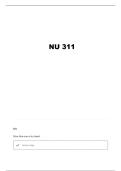 NU 311 SKILLS EXAM 3- MEDICATION ADMINISTRATION QUESTIONS AND VERIFIED ANSWERS