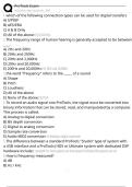 ProTools Exam Exam Questions and Answers 100&percnt; Pass &vert;Verified & Updated&vert;ACTUAL 2025&sol;2026 Cheat Sheet