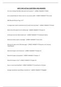 AMT1 SWE ACTUAL QUESTIONS AND ANSWERS