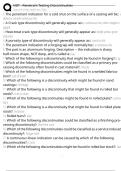 NDT - Penetrant Testing Discontinuities Exam Questions and Answers 100&percnt; Pass &vert;Verified & Updated&vert;ACTUAL 2025&sol;2026 Cheat Sheet