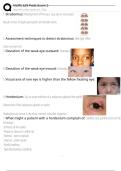NURS 629 Peds Exam 2  Exam Questions and Answers 100&percnt; Pass &vert;Verified & Updated&vert;ACTUAL 2025&sol;2026 Cheat Sheet