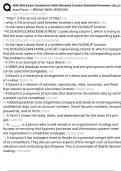 MIS 309 Exam Questions With Revised Correct Detailed Answers &vert;Guaran- teed Pass> > BRAND NEW VERSION 