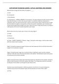 AUTO REPAIR TECHNICIAN LESSON 1 ACTUAL QUESTIONS AND ANSWERS