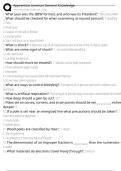 Apprentice Lineman General Knowledge  Exam Questions and Answers 100&percnt; Pass &vert;Verified & Updated&vert;ACTUAL 2025&sol;2026 Cheat Sheet