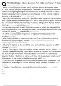 INTB 3355 Chapter 3 Exam Questions With All Correct Answers A&plus; Pass