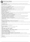 PBH101 Quiz 3 Review Exam Questions and Answers 100&percnt; Pass &vert;Verified & Updated&vert;ACTUAL 2025&sol;2026 Cheat Sheet