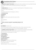 lymphedema&plus;final review Exam Questions and Answers 100&percnt; Pass &vert;Verified & Updated&vert;ACTUAL 2025&sol;2026 Cheat Sheet