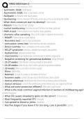 NRSG 3302 Exam 2 Exam Questions and Answers 100&percnt; Pass &vert;Verified & Updated&vert;ACTUAL 2025&sol;2026 Cheat Sheet