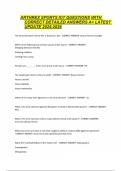 ARTHREX SPORTS IOT QUESTIONS WITH CORRECT DETAILED ANSWERS A&plus; LATEST UPDATE 2025-2026