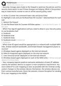 PCNSA Exam Exam Questions and Answers 100&percnt; Pass &vert;Verified & Updated&vert;ACTUAL 2025&sol;2026 Cheat Sheet