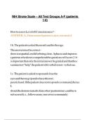 NIH Stroke Scale &lpar;NIHSS&rpar; &ndash; Complete Test Groups A&ndash;F &lpar;Patients 1&ndash;6&rpar; with Updated Answer Key &lpar;2025&ndash;2026&comma; 100&percnt; Correct&comma; Assured Success&rpar;