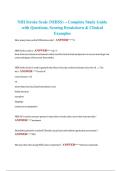 NIH Stroke Scale &lpar;NIHSS&rpar; &ndash; Complete Study Guide with Questions&comma; Scoring Breakdown & Clinical Examples &ndash; 2025-2026