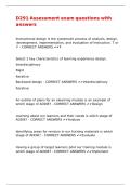 D291 Assessment exam questions with answers