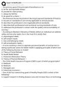 Quiz 1-6 NURS 250 Exam Questions and Answers 100&percnt; Pass &vert;Verified & Updated&vert;ACTUAL 2025&sol;2026 Cheat Sheet