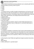 DEVICE RAC EXAM QUESTIONS Exam Questions and Answers 100&percnt; Pass &vert;Verified & Updated&vert;ACTUAL 2025&sol;2026 Cheat Sheet