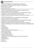 Kinesiology TEST MC Exam Questions and Answers 100&percnt; Pass &vert;Verified & Updated&vert;ACTUAL 2025&sol;2026 Cheat Sheet