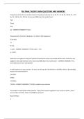FEA FINAL THEORY EXAM QUESTIONS AND ANSWERS