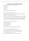 GEOG 103 Exam 2 ACTUAL QUESTIONS AND ANSWERS