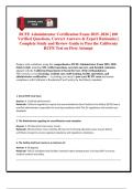 RCFE Administrator Certification Exam 2025&ndash;2026 &vert; 100  Verified Questions&comma; Correct Answers & Expert Rationales &vert;  Complete Study and Review Guide to Pass the California  RCFE Test on First Attempt 